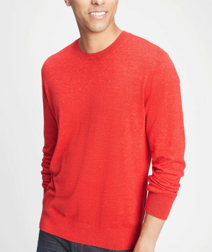 GAP FACTORY Men's Crew Neck Sweater 