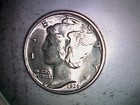1936 IN GOD WE TRUST ERROR DATE RARE Mercury Dime DDO F S B UNC Silver. X30 — photo 1
