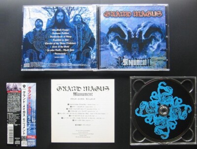 GRAND MAGUS Monument +1 2004 JAPAN CD w/OBI OOP DOOM STONER SPIRITUAL BEGGARS