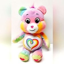 Care Bears Togetherness Bear Multicolor Pastel Plush 12in Stuffed Animal Happy
