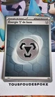 ENERGIE METAL FABLE NEBULEUSE 008 - NEUF - REVERSE - CARTE POKEMON