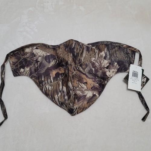 Cabela's Mossy Oak Breakup Scentlok Wrap Around 3/4 Facemask Camouflage - Foto 1 di 11