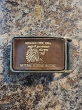 Vintage agri power days '79 Mashalltown, Iowa National Plowing Match Belt Buckle
