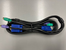 KVM Cable VGA M-M 2x PS2 M-M Keyboard Mouse V...