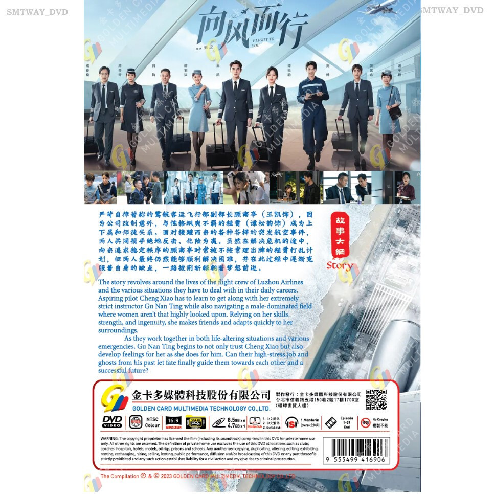 Chinese Drama HD DVD Flight To You Vol.1-39 End (2022 / 向风而行 
