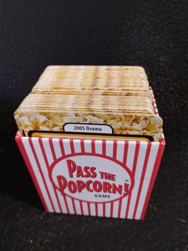 Pass The Popcorn Game Fast Paced Movie Fun Game Bonus 80's and 90's Theme Pack - Picture 3 of 8