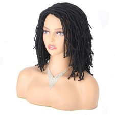 Micro Dreads Wig for Women/Men Thin Dreadlocks Wig Afro Twist Crochet Braids Wig