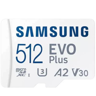 Samsung EVO Plus 256GB 512GB   Micro SD A2 V30 C10 Micro SDXC Memory Card