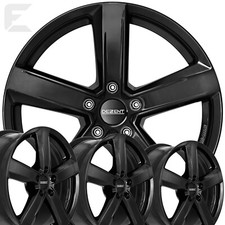 4x 17 Zoll Alufelgen für VW Jetta / Dezent TU black 6,5x17 ET43 (B-DR01215)