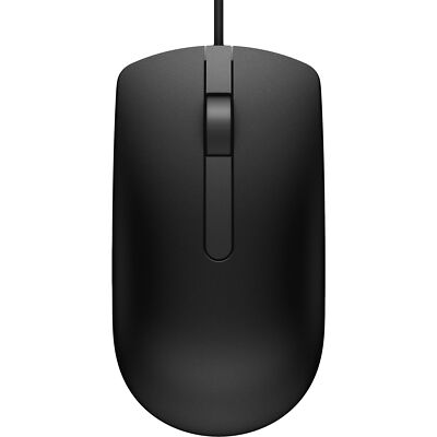 Dell MS116, Maus, optisch, 1000dpi, USB, 2 Tasten, schwarz