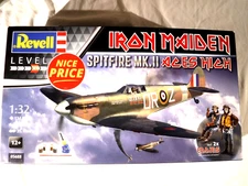 1/32 Revell British RAF Iron Maiden Spitfire Mk II Aces High w/ 2 Eddies # 05688