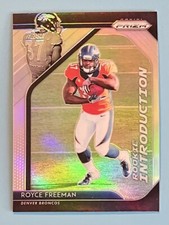 2018 Panini Prizm Royce Freeman Rookie Introduction Silver Prizm #RI-24 Broncos
