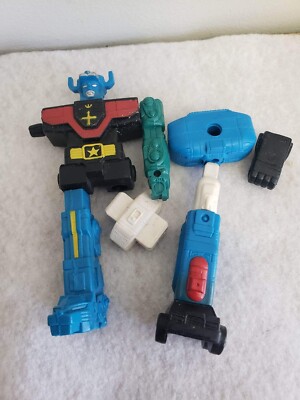 Parts Lot Vintage Voltron Lion Force Assembler Rubber LJN Toy 1984