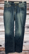 JOE'S JEANS Jagger Woman’s Size 30 Dark Blue Stretch Denim Distressed