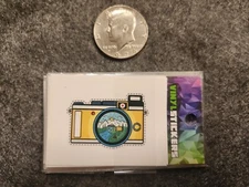 Camera Mountains 2 1/2" Off the Hook Vinyl Sticker