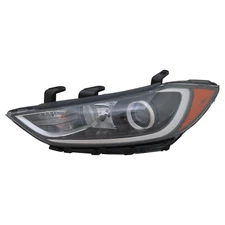 TYC 20-9808-00 Left Headlight Assembly for 2017-2018 Hyundai Elantra