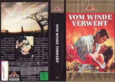 Vom Winde Verweht - Gone with the Wind - VHS Kassette - Clark Gable Vivien Leigh - Bild 1 von 2