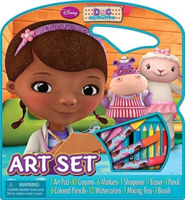 Bendon Doc McStuffins Art Pad and Supplies with Large Art Storage Case (AS03404)