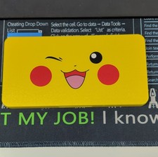 Pikachu Yellow SD Memory Card Hard Case Holder 24 Slot Universal