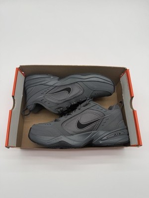 New Nike Air Monarch IV Shoes Mens Size 9 Dark Grey Black Training 415445 020