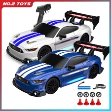 1/24 RC Drift Cars High Speed Vehicle Mustang 4WD Remote Control Racing Car Toy