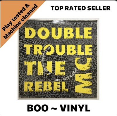 Double Trouble & The Rebel MC   Just Keep Rockin' - 12'' Vinyl Single EX / VG+