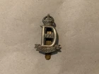 WW1 BRITISH ARMY BI METAL CAP BADGE 22nd DRAGOONS VGC JR GAUNT LONDON SLIDER