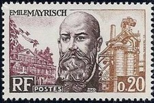 France Yvert Num 1385 ** E Mayrisch  1963