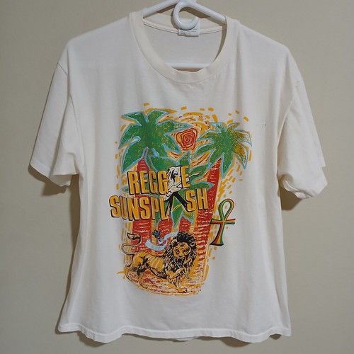 Vintage Reggae Sunsplash '92                   T Shirt. XL. White. Very Rare