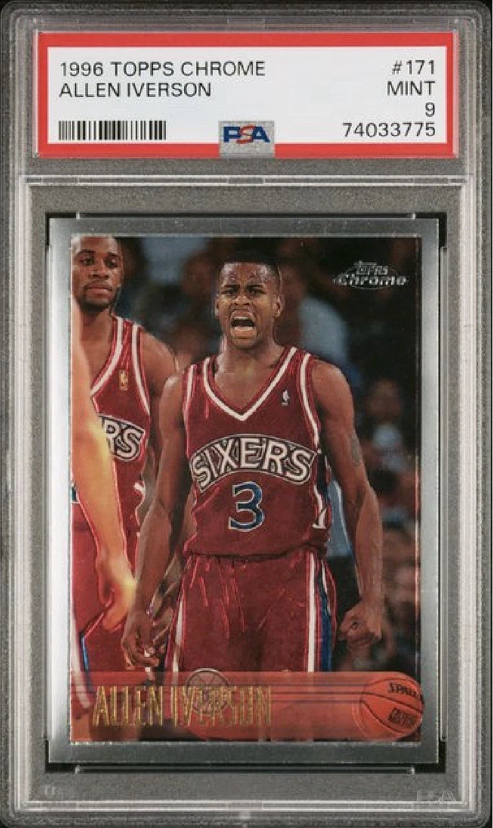 Topps Chrome Allen Iverson 1996-97 #171 for sale | eBay