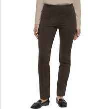 Banana Republic Womens Ponte Pant, NWT, Dark Brown, S, Ankle Length, Trendy