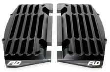 Flo Motorsports High Flow Radiator Braces - Black Motorcycle Dirt Bike FLO751BLK