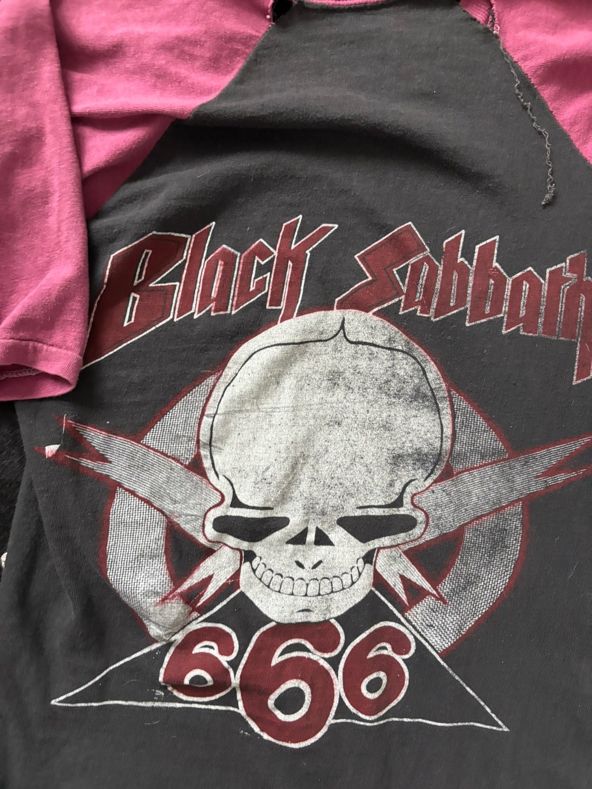 Extremely Rare Vintage Death Riders 666 70s Black Sabbath Ozzy Osbourne Shirt image 5