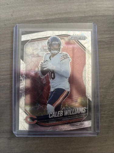 2025 Panini Prizm Caleb Williams #124 Lazer Prizm Chicago Bears