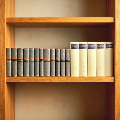 17 Vintage Deko Bücherpaket Goldprägung Klassiker Regaldeko Home Staging 75 cm