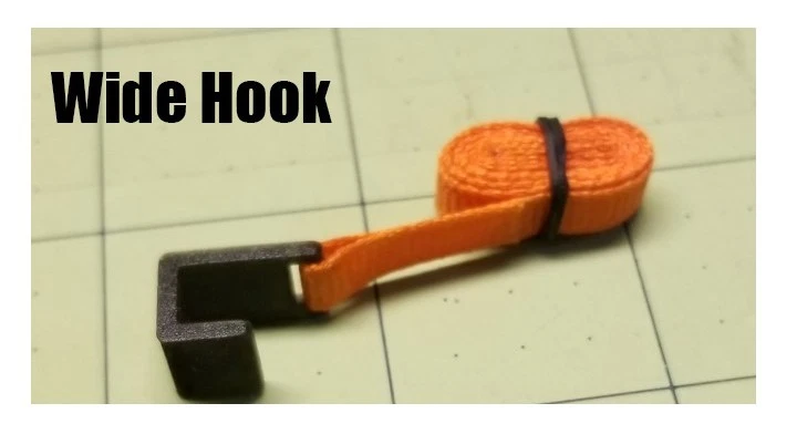 Miniature Truck and Trailer Winch, Strap and Rail System for 1/14 Scale RC - Image 3 of 4