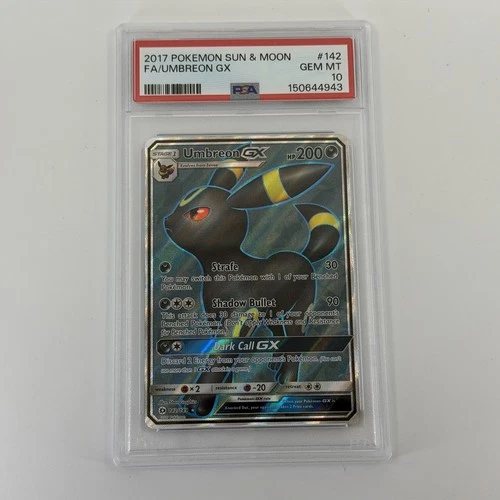 Umbreon GX Full Art 142/149 SM Base Set Holo PSA 10