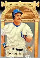 1997 EX 2000 Wade Boggs #6 Hall or Nothing Die Cut