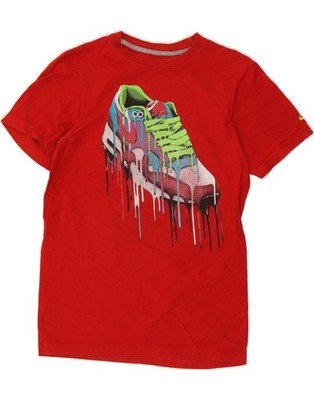NIKE Herren Regular Fit Grafik T-Shirt Oberteil XS Rot DQ17