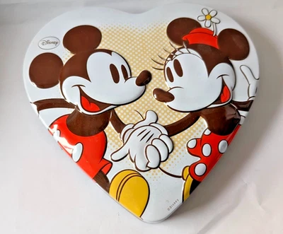 Disney Mickey Mouse Minnie Maus Sammler Herz Liebe Blechdose Behälter Dose leer! - Bild 1 von 3