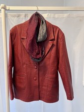 Reid Soft, Genuine Leather Woman Jacket Size 16-18