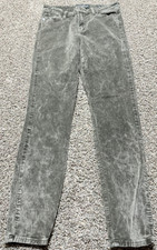 Luck Brand Ava Super Skinny Women's Jeans Size 2 Olive Green 2/26 Soft 26X28