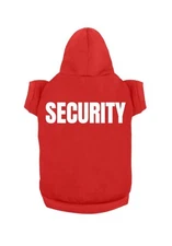 Glow in Dark Dog Security Sweatshirt - Stretchy Cotton Tank Top Hoodie