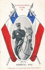 AK vom General Pau auf Pferd Franz. General Ansichtskarte (18250)