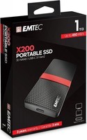 Emtec X200 Portable Power Plus 1TB Externe Ssd-Festplatte Laufwerk USB-C / -A