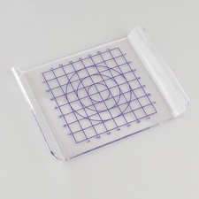  Planche de presse en plastique avec outil d'artisanat d'argile de grille pour