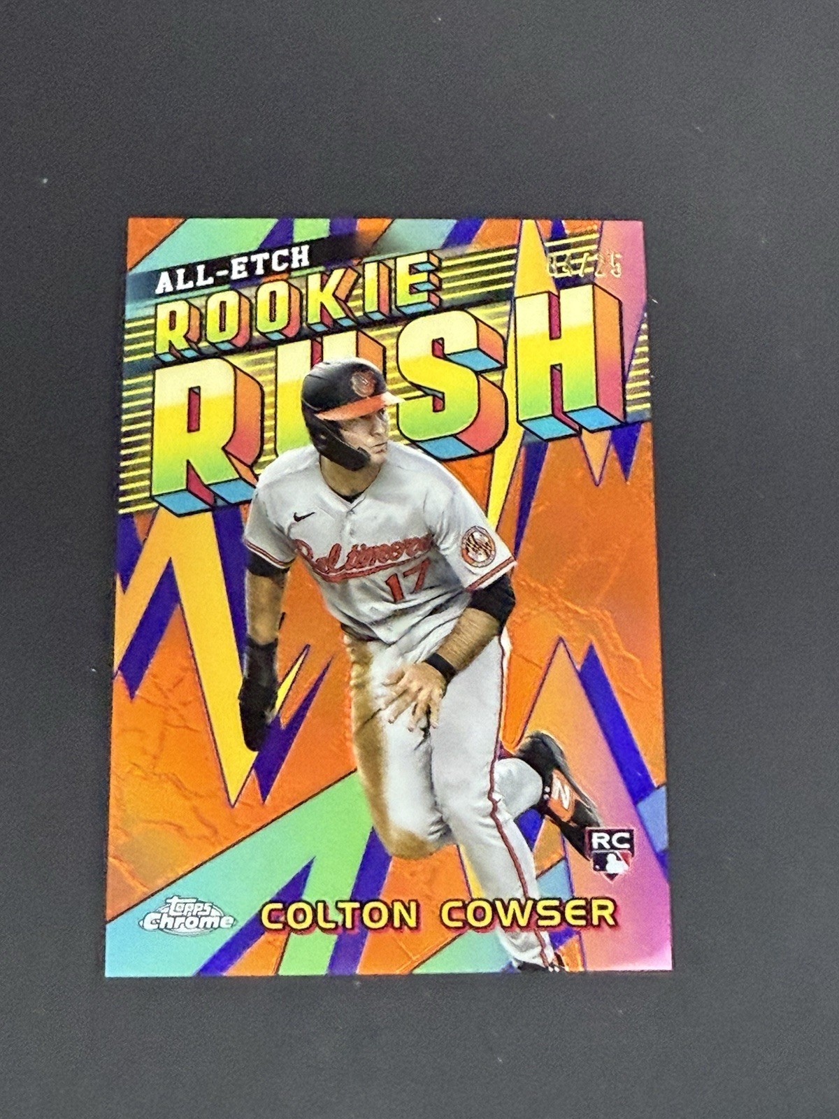 2024 Topps Chrome - All-Etch Rookie Rush Colton Cowser 4-25 -  (RC) - Orioles