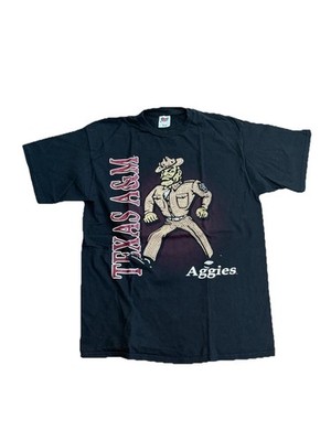 Vintage Texas A&M Aggies Black Shirt Size XL NCAA
