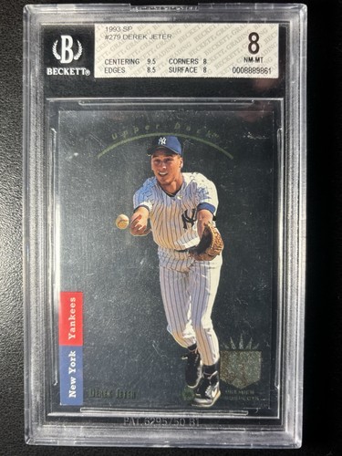 1993 Upper Deck SP Derek Jeter #279 (RC) BGS 8