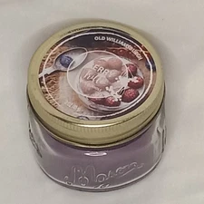 Old Williamsburg Berry Trifle Scented Candle Mason Jar 3 oz, NEW